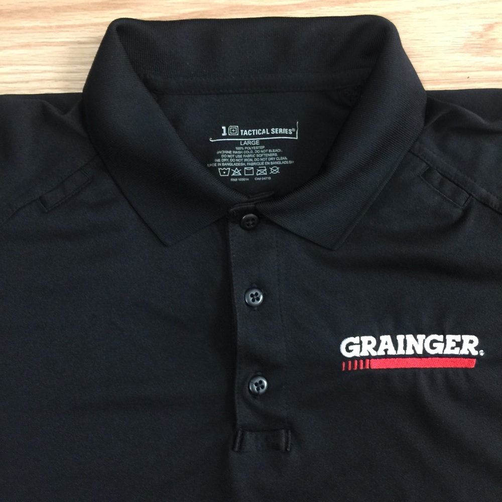 5.11 Tactical Black Polo Shirt Men’s Large G48
